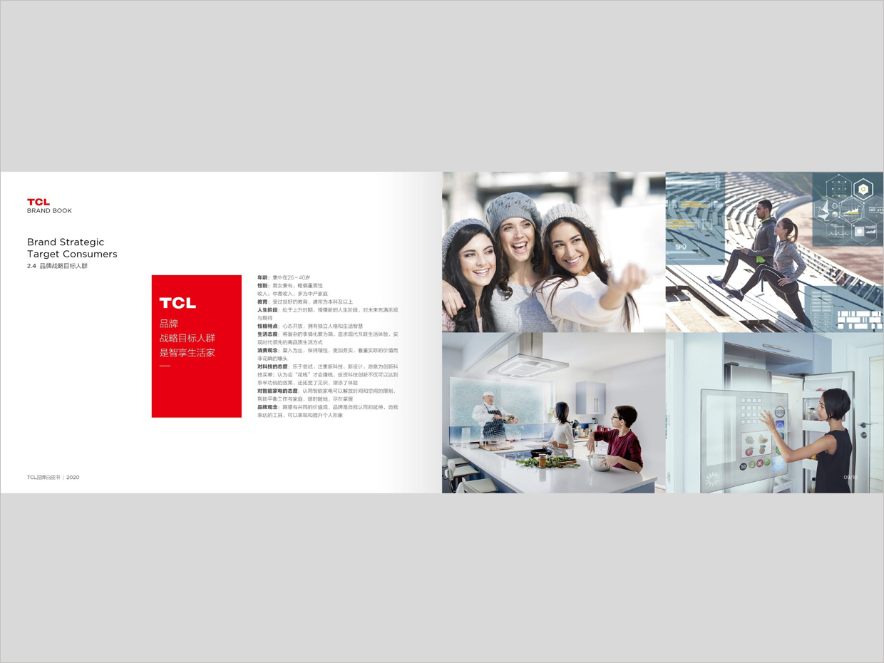 TCL科技集團公司智能終端業(yè)務(wù)品牌白皮書設(shè)計之品牌戰(zhàn)略目標(biāo)人群頁面設(shè)計