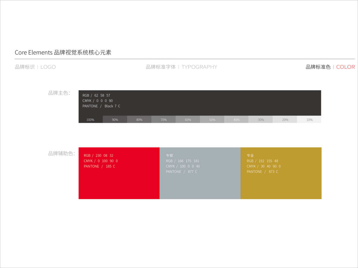 奇瑞汽車品牌形象升級(jí)vi設(shè)計(jì)之品牌標(biāo)準(zhǔn)色輔助色