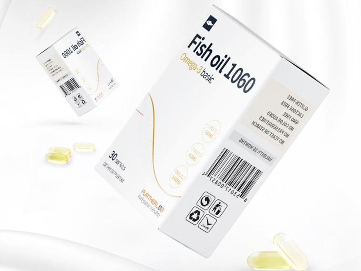 FURTHERLAB魚(yú)油保健品包裝設(shè)計(jì)之實(shí)物照片
