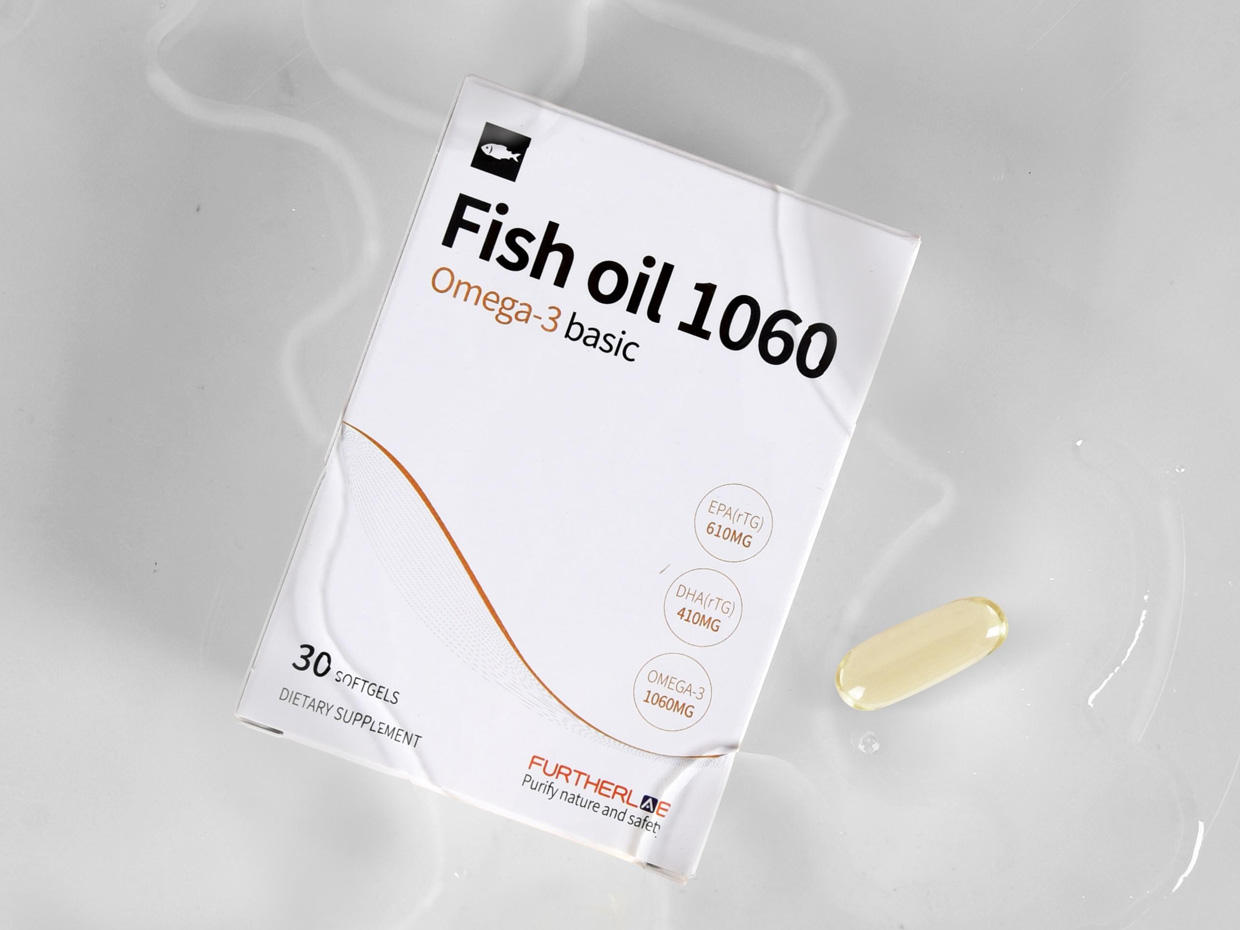 FURTHERLAB魚(yú)油保健品包裝設(shè)計(jì)之實(shí)物照片
