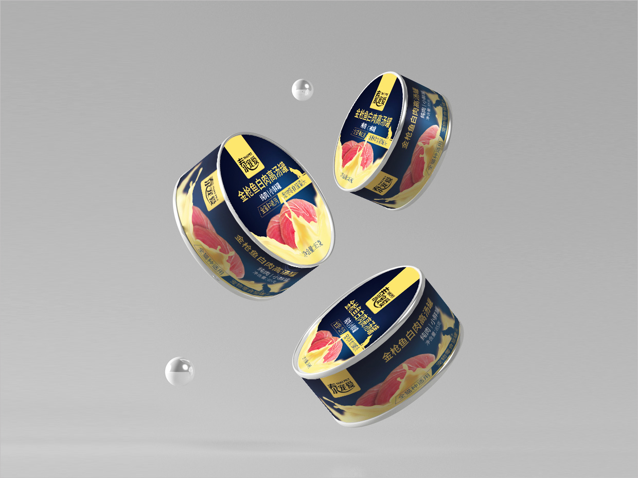 泰寵愛(ài)寵物食品罐包裝設(shè)計(jì)