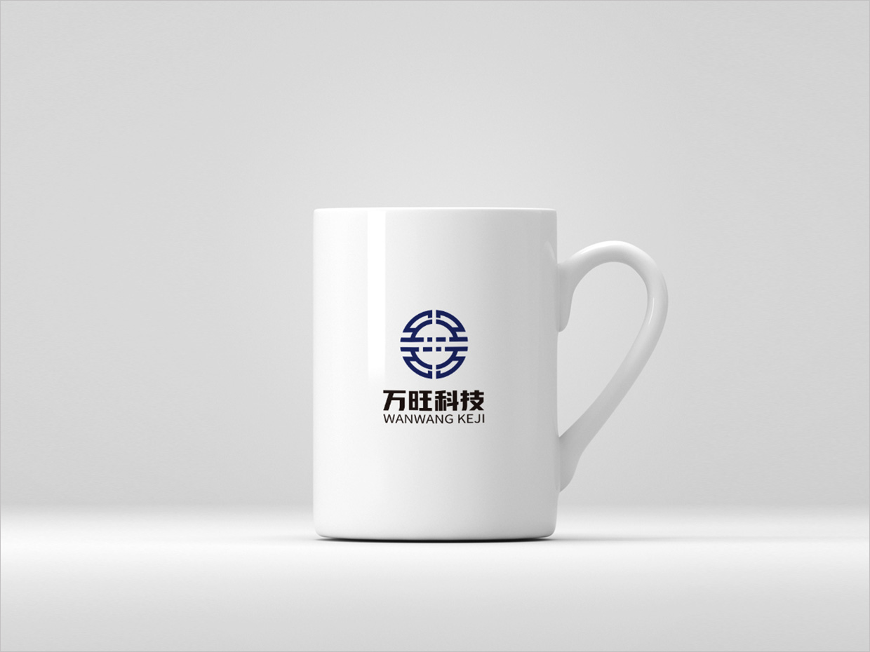 北京萬旺科技公司logo設(shè)計(jì)之茶杯設(shè)計(jì)